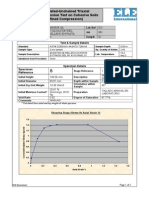 Unconsolidated-Undrained Triaxial Compression Test On Cohesive Soils (Unconfined Compression)