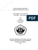 Download MAKALAH BAHASA INDONESIA Fonologi dan Morfologi Bahasa Indonesia by Aljabar Max SN268975574 doc pdf