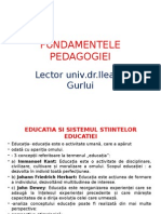 Fundamentele Pedagogiei