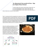 Exemplo de Planos de alimenta??o Para perda de Peso - Siga O Guia de Fazer o Seu Pr?prio Menu Pessoal