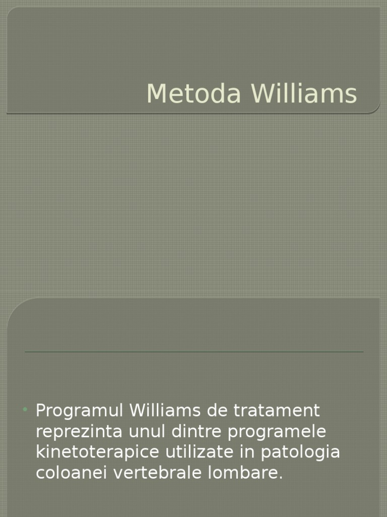 Metoda Williams | PDF