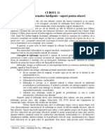 Cursul 11 - Sistemele Informatice Inteligente - Suport Pentru Afaceri PDF