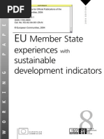 EU member states experiencing with sustainable development indicators