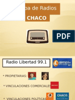 Mapa Radios de Chaco