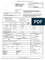 Member'S Data Form (MDF) : Instructions