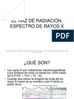 Tema 3 El Haz de Radiacion. Espectro de Rayos X PDF