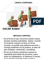 Mecanica Corporal Oscar Rubio