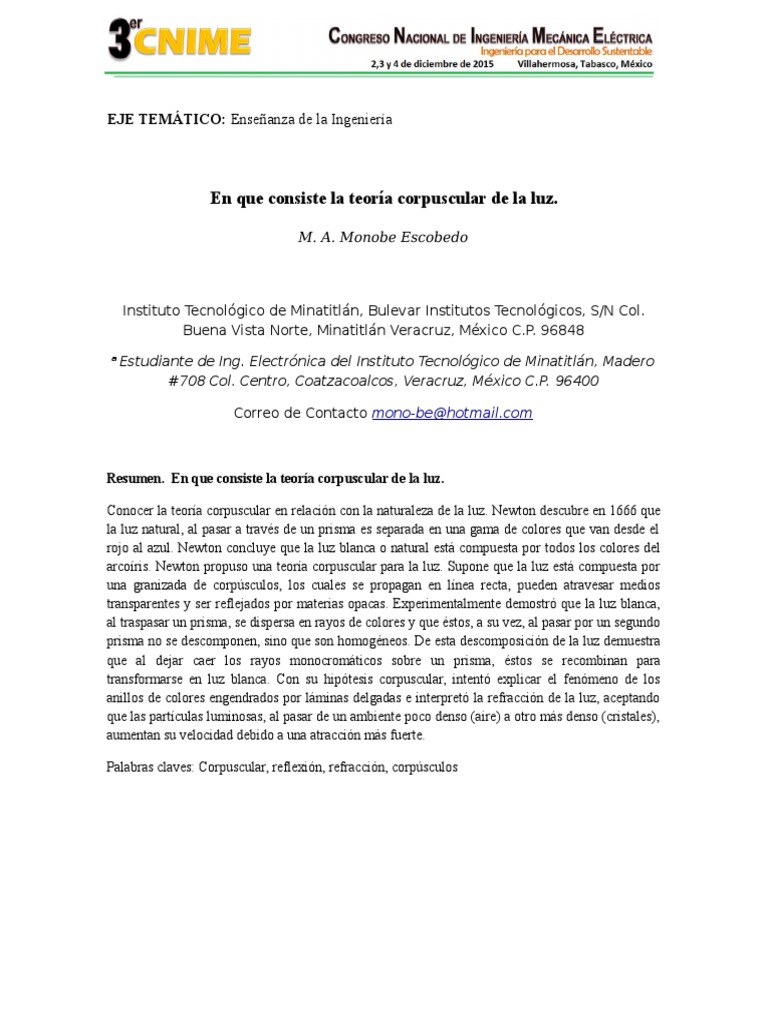 Resumen Teoria Ondulatoria de La Luz (1)