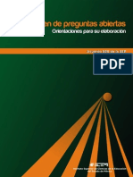 Examen de Preguntas Abiertas Orientaciones Para Su Elabora