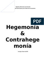 Hegemonía & Contrahegemonía