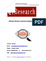 Global Suture Industry Report 2015
