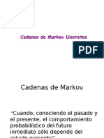 Cadenas de Markov 2010 II