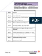 Section VI - List of Appendices