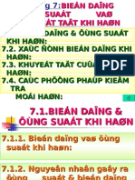 7.1. Bieán Daïng & Öùng Suaát Khi Haøn