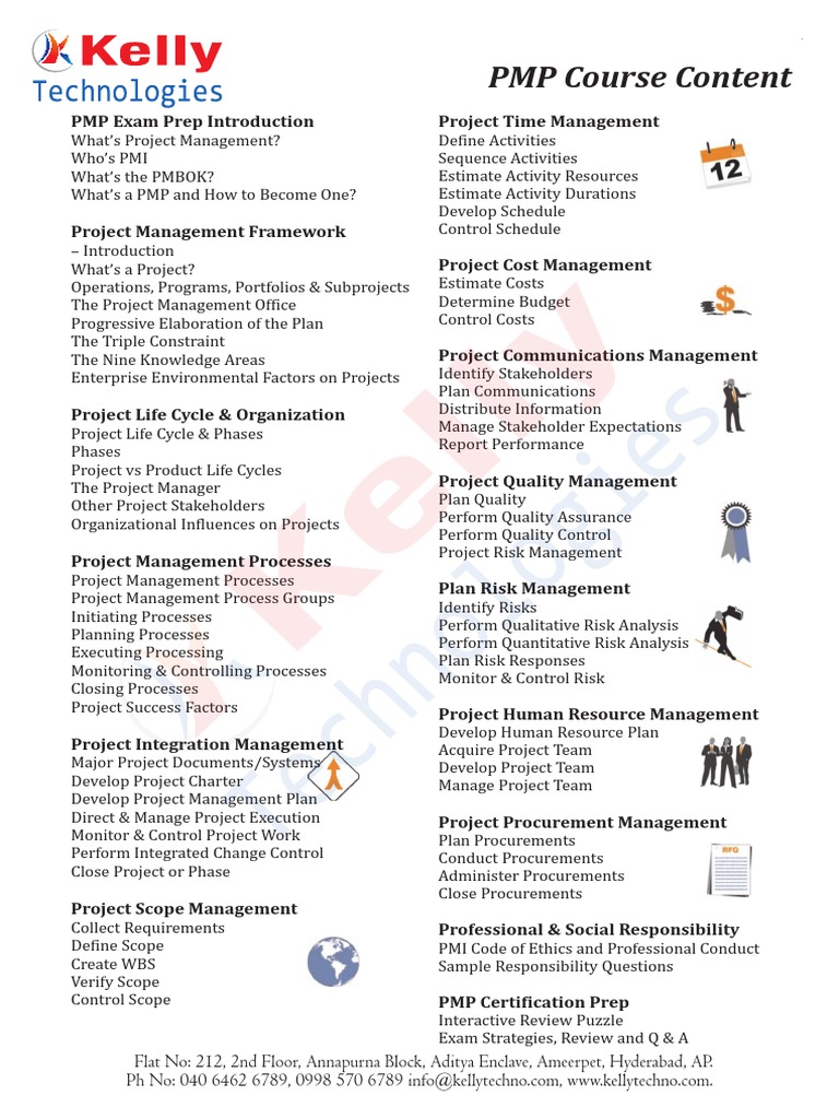 PMP Exam Prep & Course Content | PDF