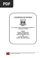 Kjsce_te Mech Kjsce 2014 Syllabus 01 Aug 2014