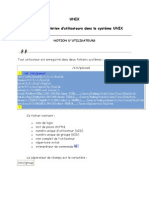 Chapitre 4 Notion D'utilisateurs Dans Le Système UNIX