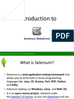 Introduction to Selenium Webdriver - SpringPeople