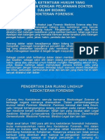 Hukum Yang Berhubungan Forensik