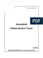 Annotated Online Services Terms