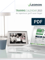 Training Calendar 2015
