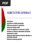 Agricultura Generala