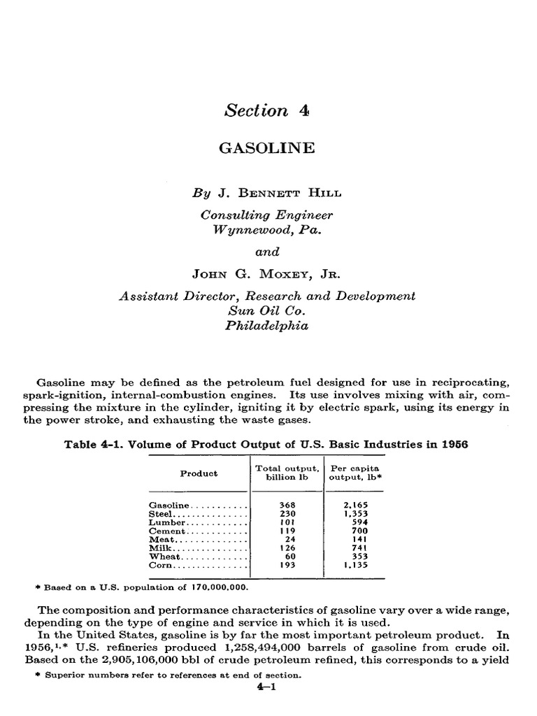 Gasoline - Petroleum Product Hand Book | PDF | Carburetor | Gasoline