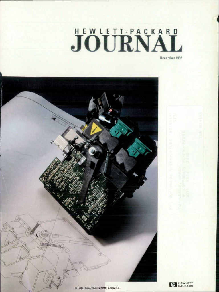 199212 HP Journal PDF Paper Hewlett Packard