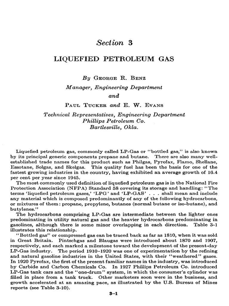 Understanding Liquefied Petroleum Gas (LPG) | PDF | Propane | Natural Gas