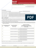 E Instruction Registration Form