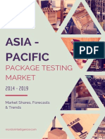 Asia Pacific Package Testing Market By Primary Packaging Material, Packaging Services, Countries And Vendors - Forecasts, Trends And Shares (2014- 2019)