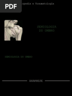 Anatomia e Semiologia Do Ombro