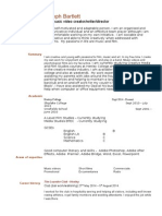 Blank CV Template Microsoft Word