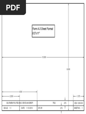 Form a-3 Sheet Format