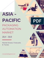 Asia Pacific Packaging Automation Market by Solutions, Products, End Users, Countries and Vendors - Forecasts, Trends and Shares (2014- 2019)