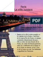 Paris la ville lumiere-proiect franceza (prezentare)