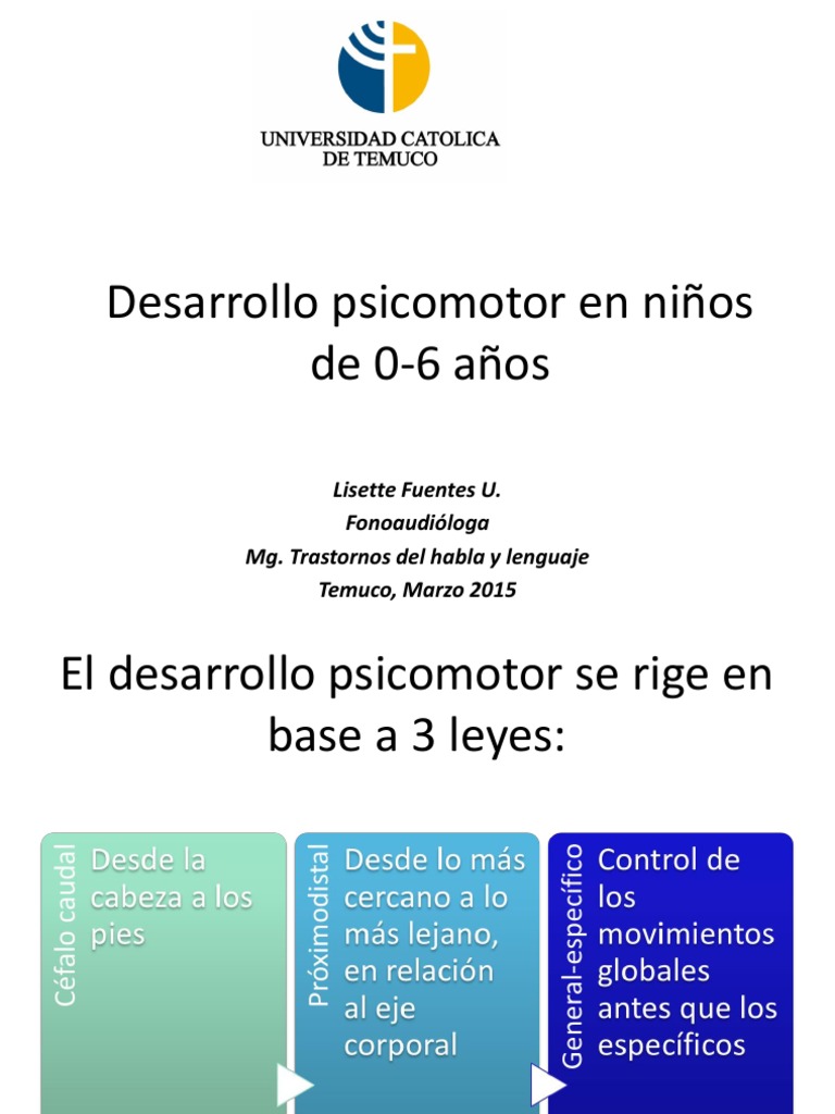 2.2. Desarrollo Motor en Niños de 0-6 Años, PDF, Patología del habla y  Lenguaje