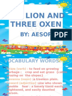 The Lion and Three Oxen
