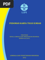 Download Peraturan Kepala LIPI Ttg Pedoman KTI by Alfan Nur Azizi SN269039876 doc pdf