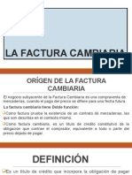 Factura cambiaria: origen, definición y elementos