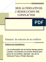 2 Mecanismos Alternativos de Solución de Conflictos