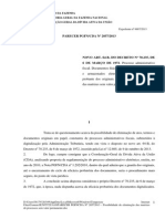 Parecer PGFN/CDA 2057 - 2013