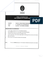 1 Tcb1013 Structured Programming Sept 2012