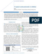 Use and Abuse of Topical Corticosteroids in Children: Cme Article