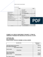 Balance general y estados financieros PYME centro idiomas