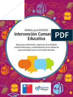 Manual Para Docentes - Intervención Comunidad Educativa