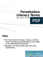 Foreshadow Literary Terms