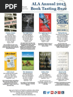 Download ALA Annual 2015 Book Tasting Buzz Handout by PRHLibrary SN269054606 doc pdf