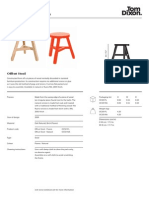 4067 Brochure Tom Dixon Offcut Stool Specification