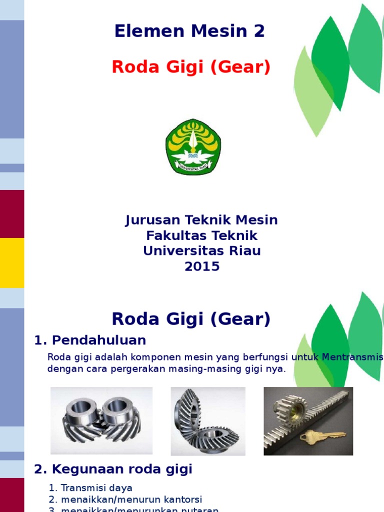 Roda Gigi Ok | PDF